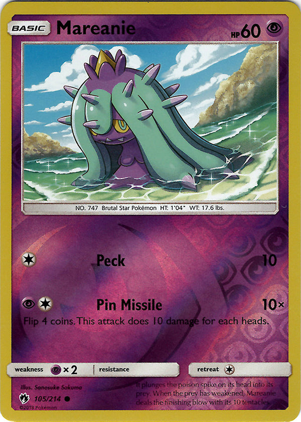 Mareanie (105) (Reverse Holo)