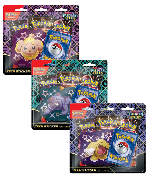 Pokémon TCG Paldean Fates Tech Sticker Blister