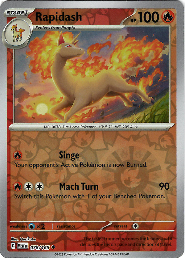 Rapidash (Reverse Holo)