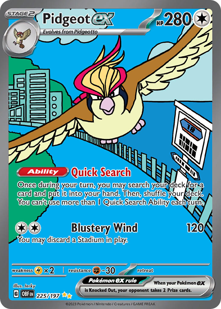 Pidgeot ex (Special Illustration Rare)