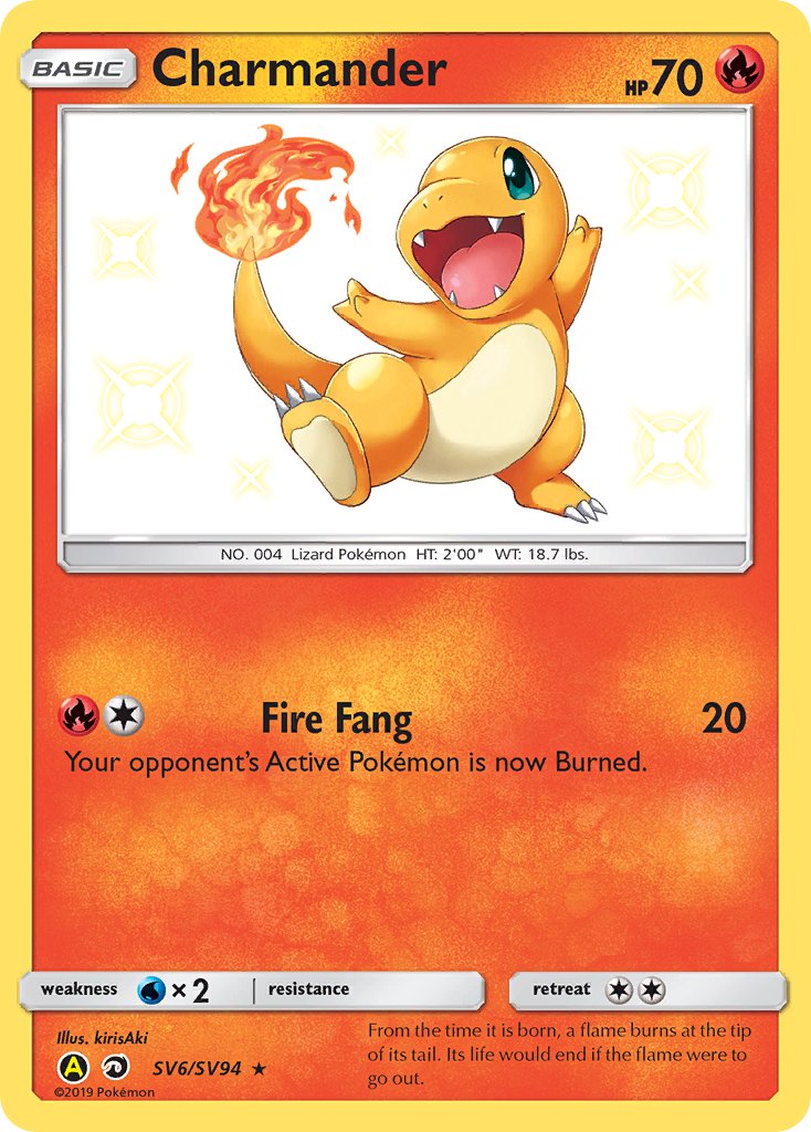 Charmander (Shiny Holo Rare)