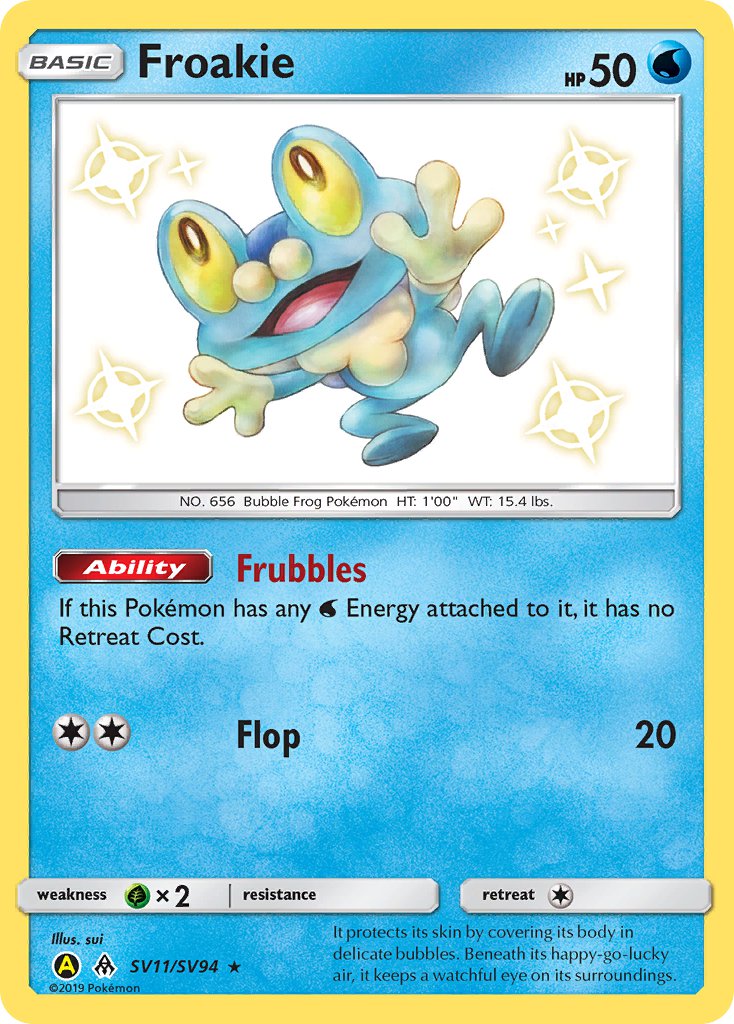 Froakie (Shiny Holo Rare)