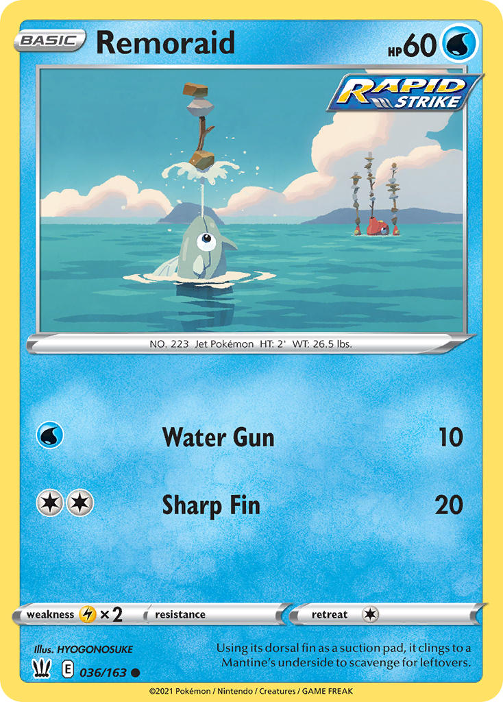 Pokemon TCG-Battle Styles-Remoraid-PokeTrader Australia