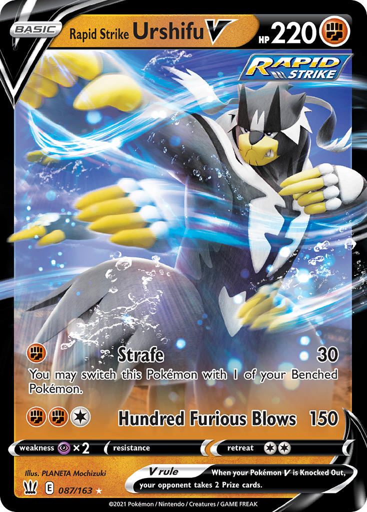 Pokemon TCG-Battle Styles-Rapid Strike Urshifu V-PokeTrader Australia