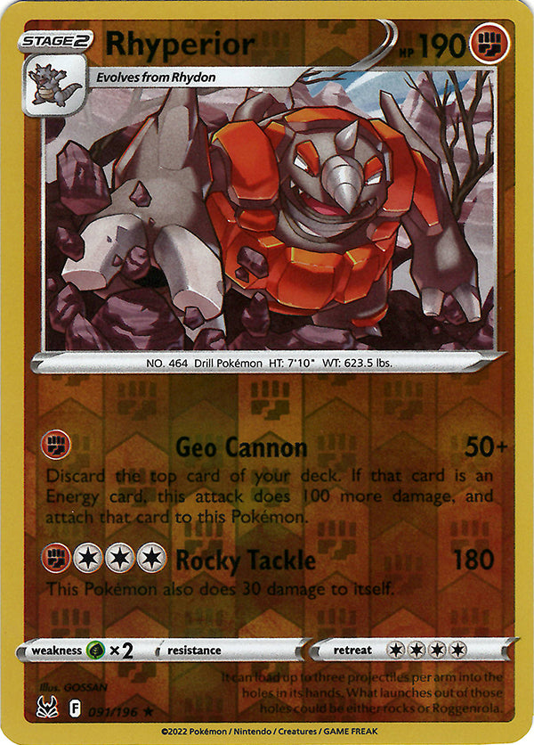 Rhyperior (Reverse Holo)