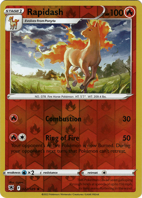 Rapidash (Reverse Holo)