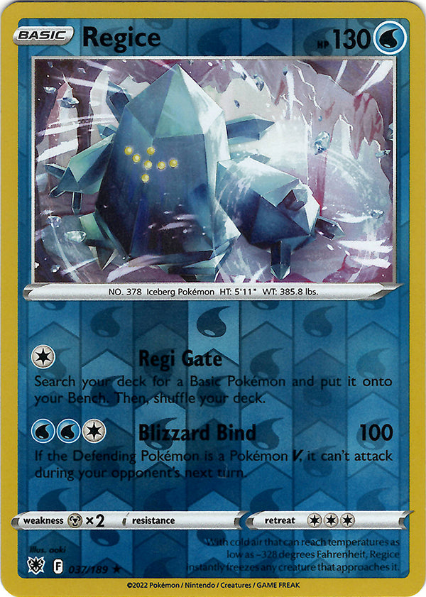 Regice (Reverse Holo)