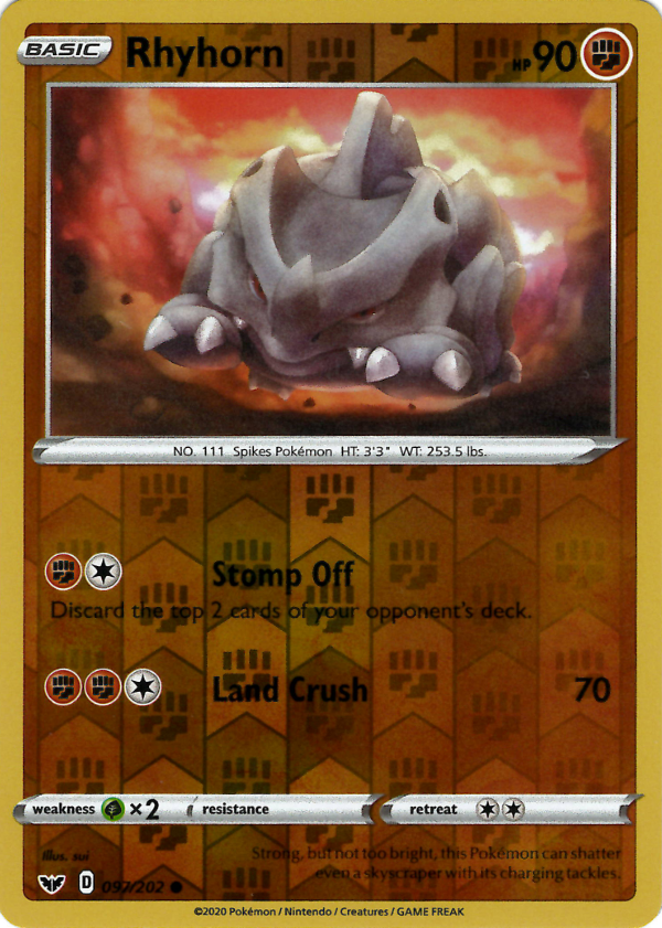 Rhyhorn (Reverse Holo)