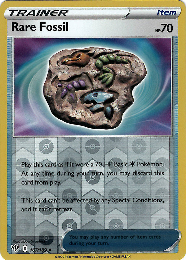 Rare Fossil (Reverse Holo)