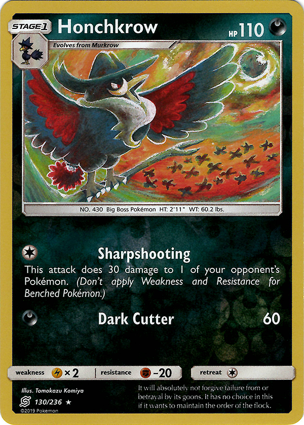 Honchkrow (Reverse Holo)