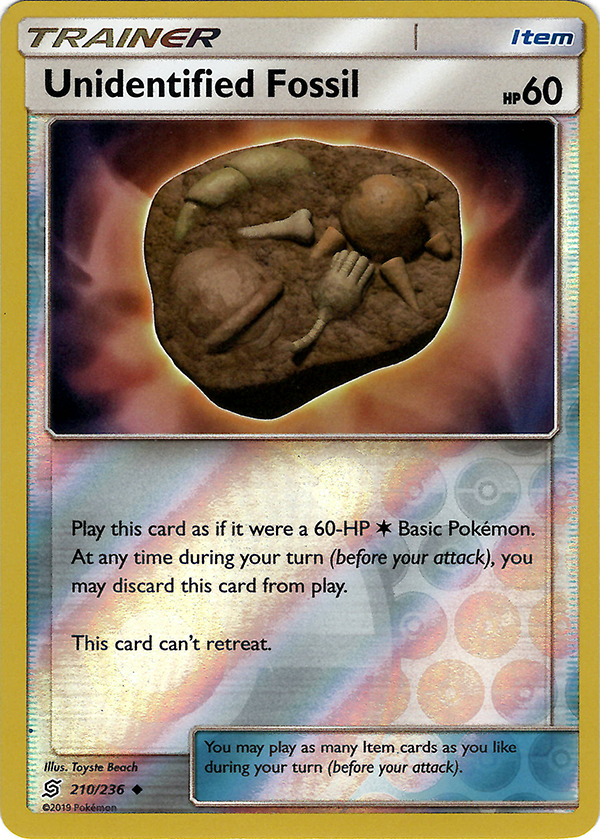 Unidentified Fossil (Reverse Holo)