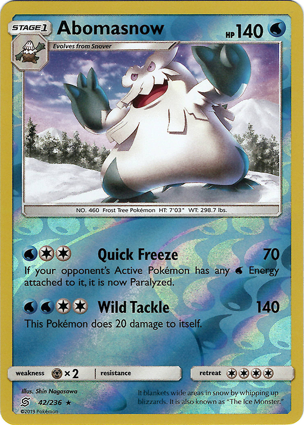 Abomasnow (Reverse Holo)