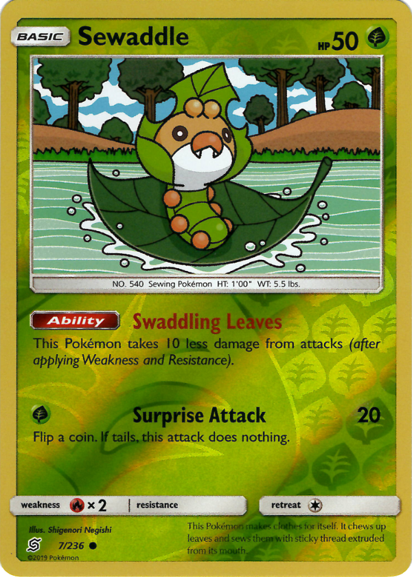 Sewaddle (Reverse Holo)