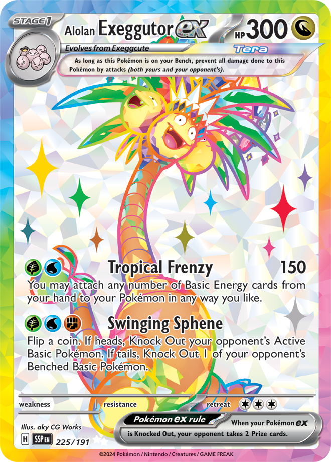 Alolan Exeggutor ex (Full Art Ultra Rare)
