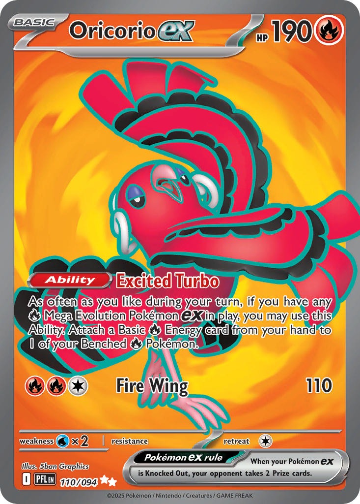 Oricorio ex (Full Art Ultra Rare)