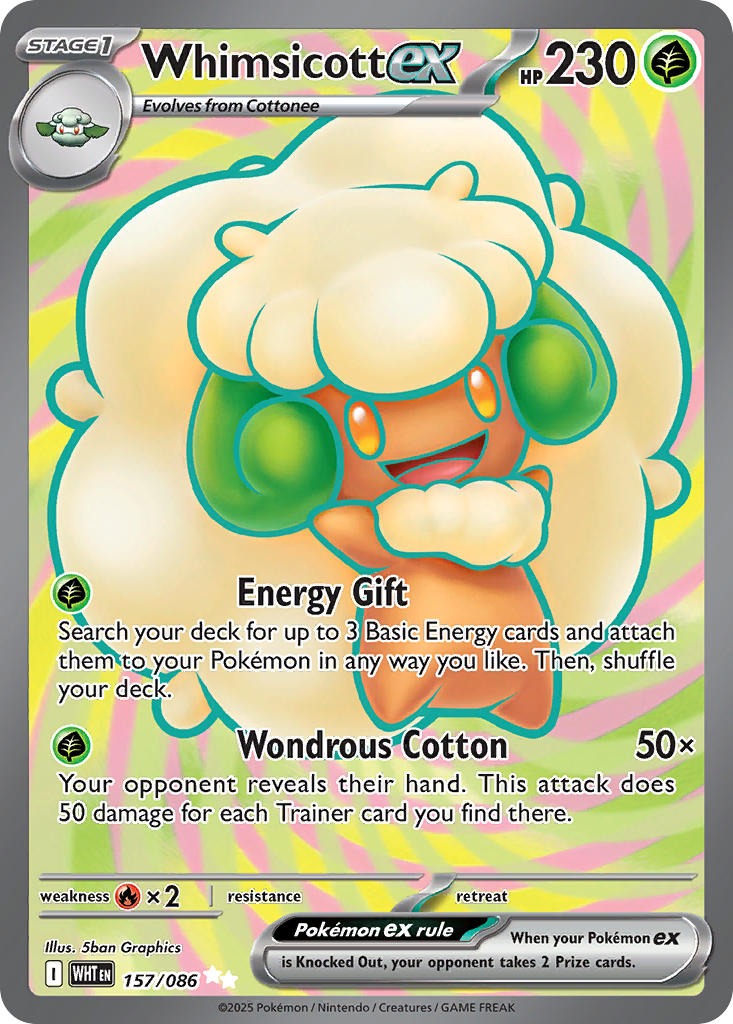 Whimsicott ex (Full Art Ultra Rare)