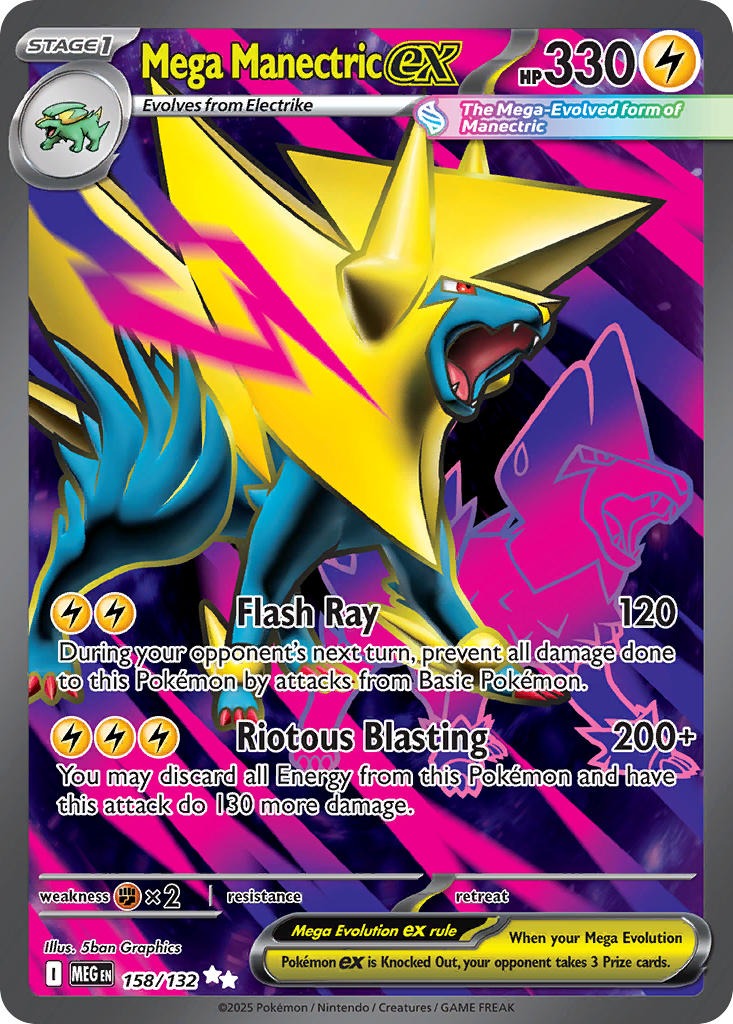 Mega Manectric ex (Full Art Ultra Rare)