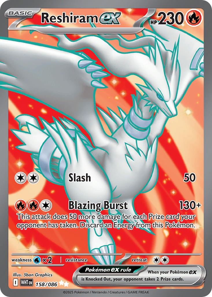 Reshiram ex (Full Art Ultra Rare)