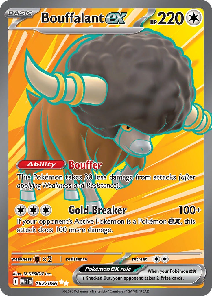 Bouffalant ex (Full Art Ultra Rare)