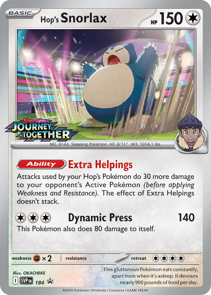 Hop's Snorlax (Pre-Release Promo)