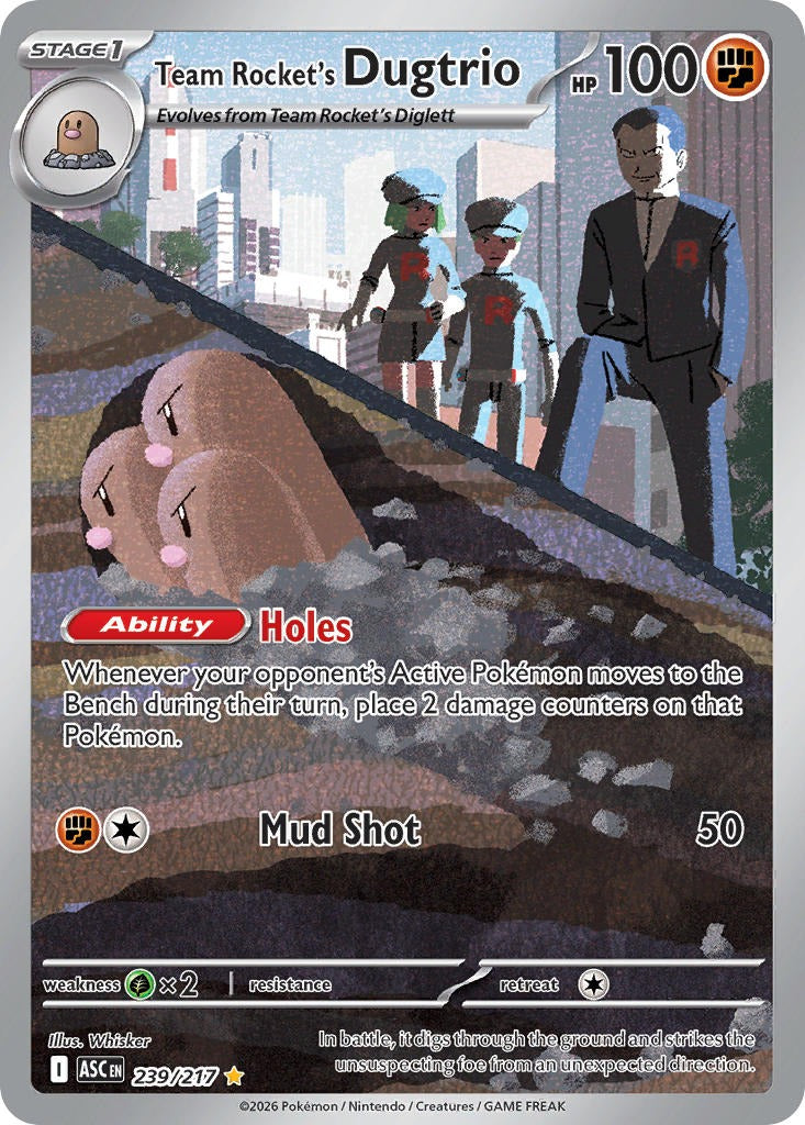 Team Rocket's Dugtrio (Illustration Rare)