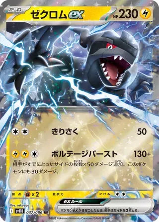 Zekrom ex [JAPANESE]