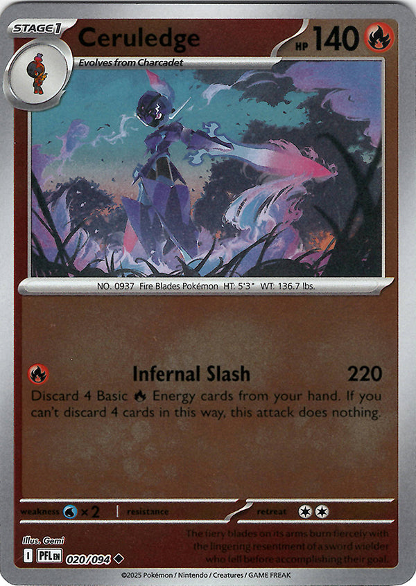 Ceruledge (Reverse Holo)