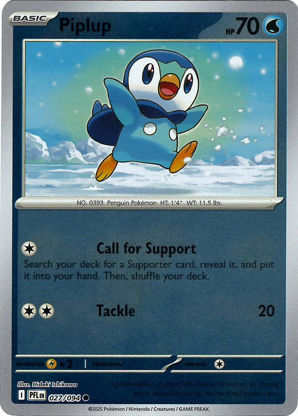 Piplup (Reverse Holo)