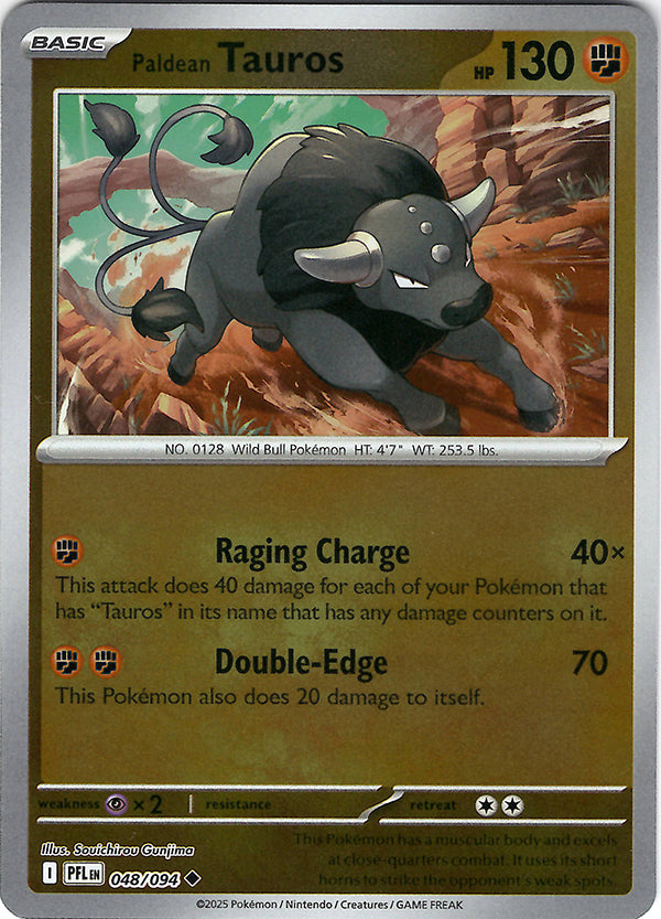 Paldean Tauros (Reverse Holo)
