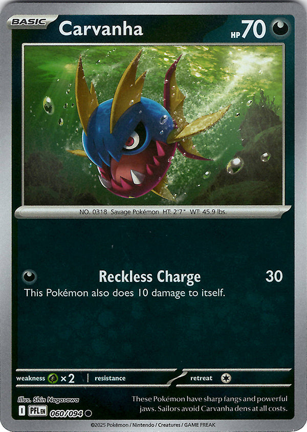 Carvanha (Reverse Holo)
