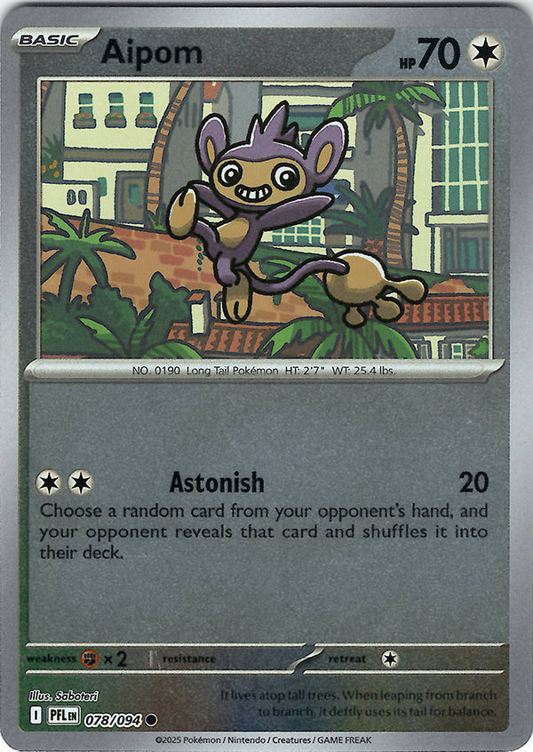 Aipom (Reverse Holo)