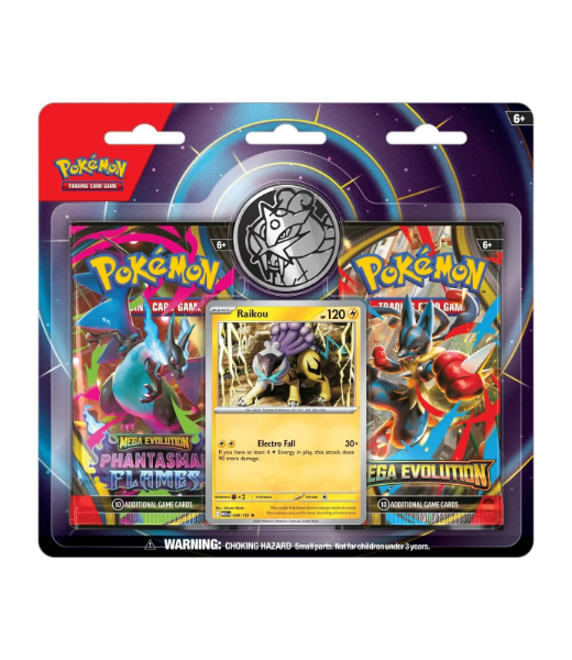 Pokémon TCG 2 Pack Blister (Raikou)