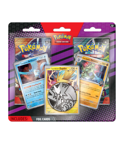 Pokémon TCG 2 Pack Blister (Team Rocket Trio)