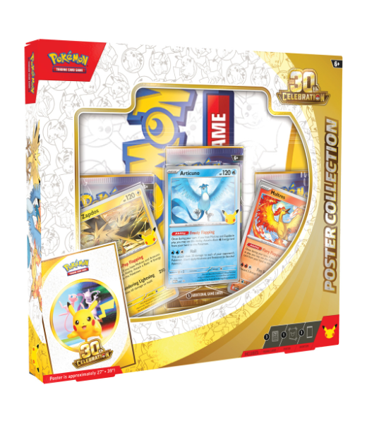 Pokémon TCG 30th Celebration Poster Collection [LIMIT 1 PER HOUSELHOLD]