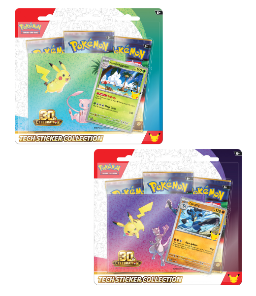 Pokémon TCG 30th Celebration Tech Sticker Collection (ONE AT RANDOM) [LIMIT 1 PER HOUSELHOLD]