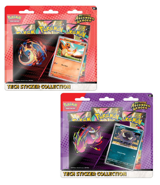 Pokémon TCG: Ascended Heroes Tech Sticker Collection [SET OF 2 COLLECTIONS] [LIMIT 1 PER HOUSELHOLD]