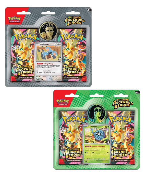 Pokémon TCG: Ascended Heroes Two Blister Pack [SET OF 2 PACKS]  [LIMIT 1 PER HOUSELHOLD]