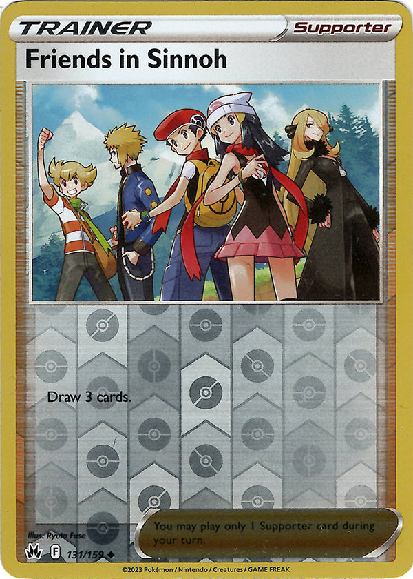 Friends in Sinnoh (Reverse Holo)