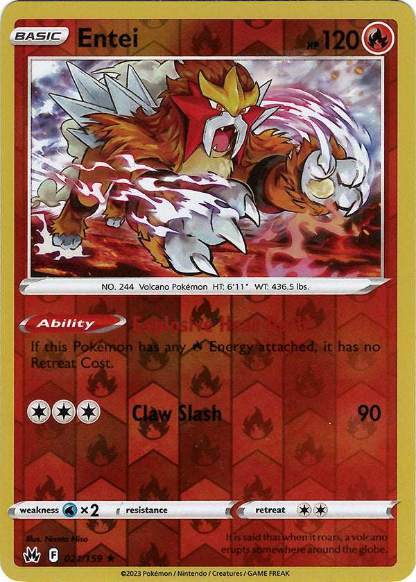 Entei (Reverse Holo)