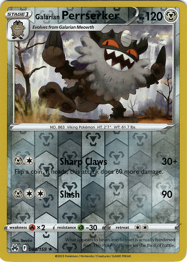 Galarian Perrserker (Reverse Holo)