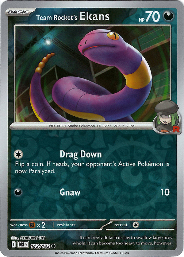 Team Rocket's Ekans (Reverse Holo)