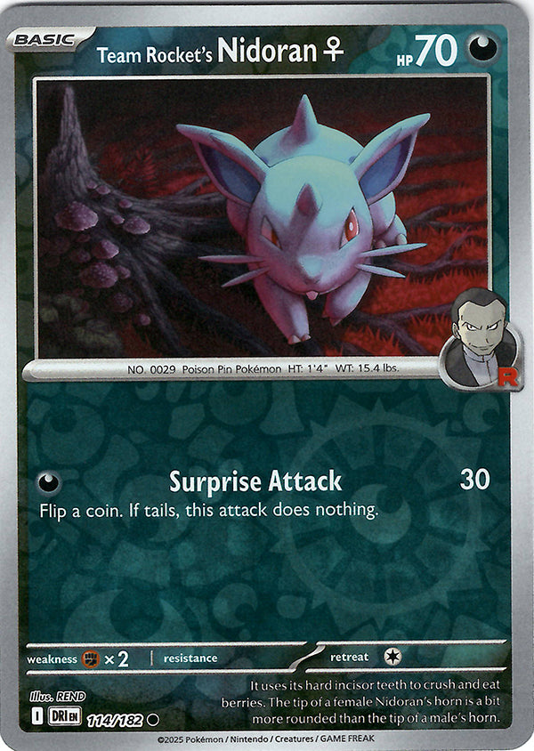 Team Rocket's Nidoran (Female) (Reverse Holo)