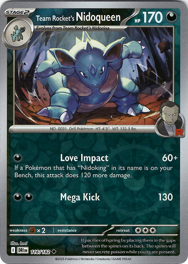 Team Rocket's Nidoqueen (Reverse Holo)