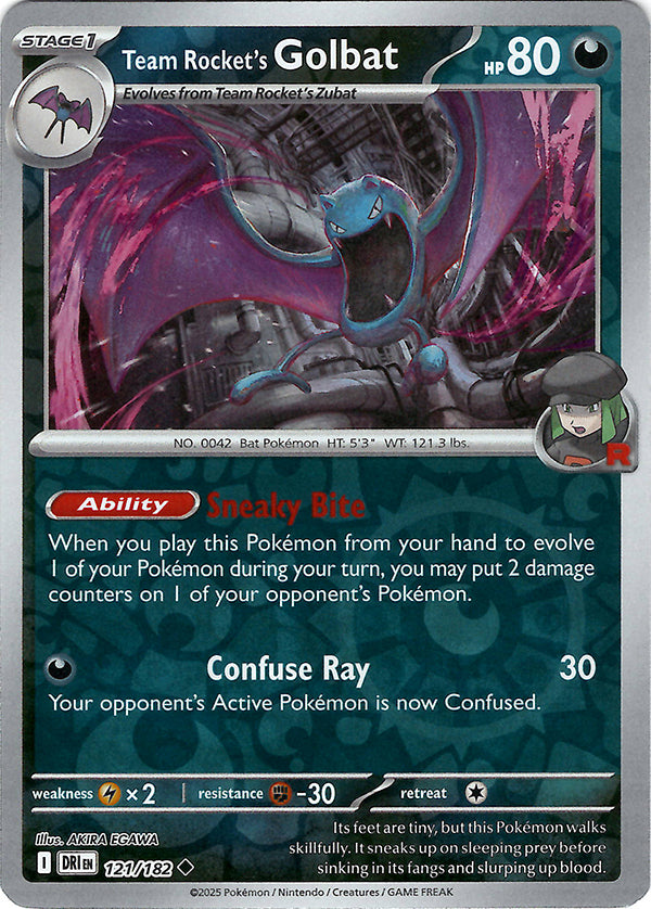 Team Rocket's Golbat (Reverse Holo)