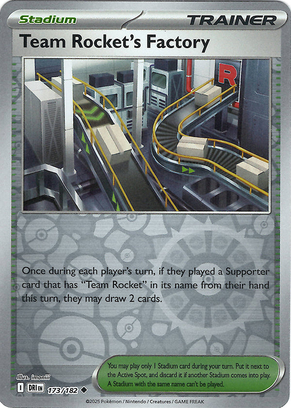 Team Rocket's Factory (Reverse Holo)