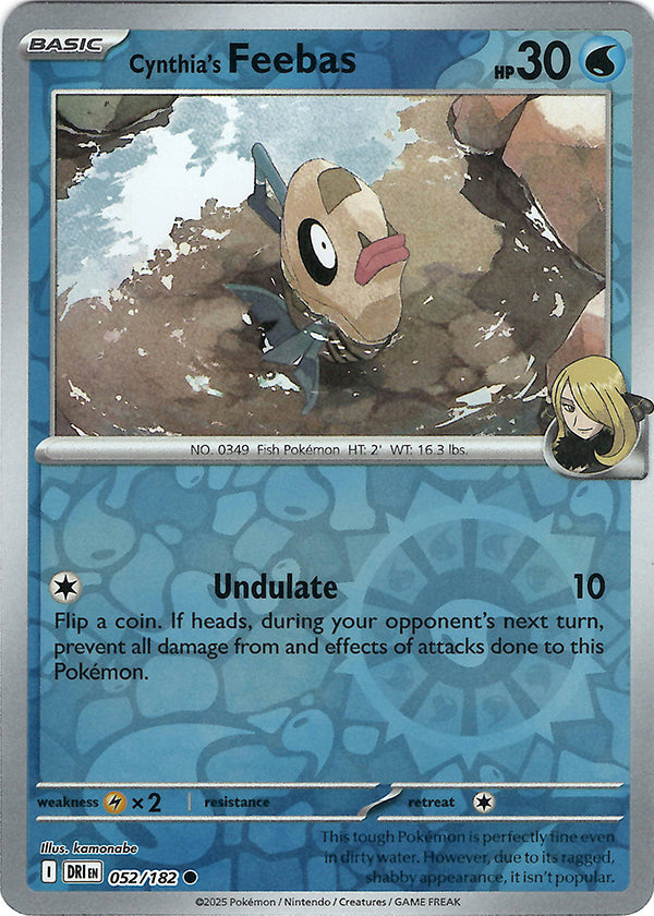 Cynthia's Feebas (Reverse Holo)