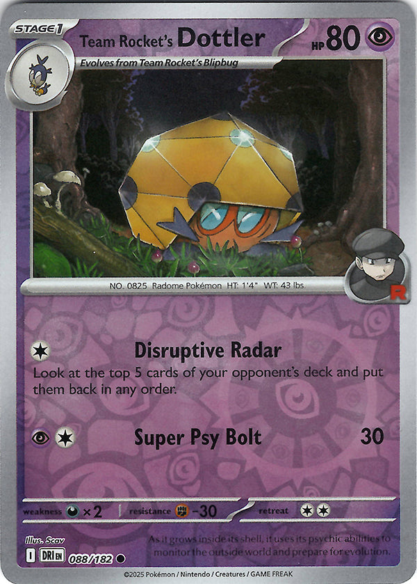 Team Rocket's Dottler (Reverse Holo)