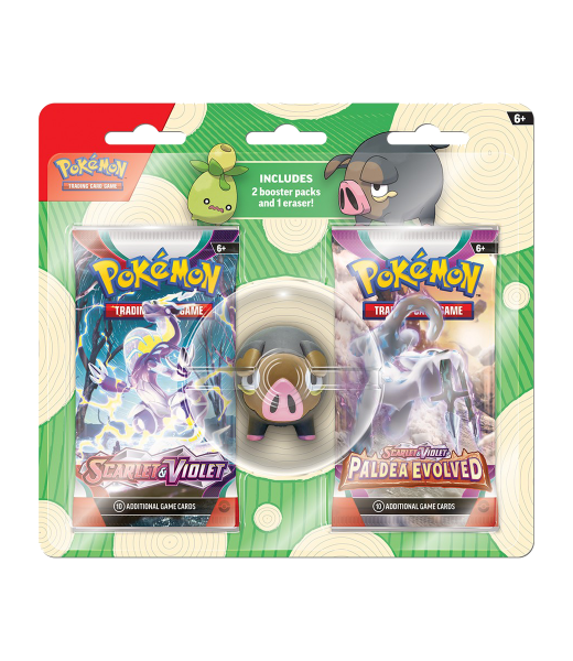 Pokémon TCG: Eraser Blister (Smoliv or Lechonk) [SELECT A PACK]