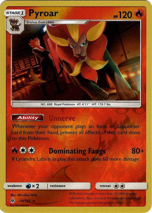 Pyroar (Reverse Holo)