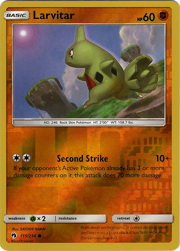 Larvitar (115) (Reverse Holo)